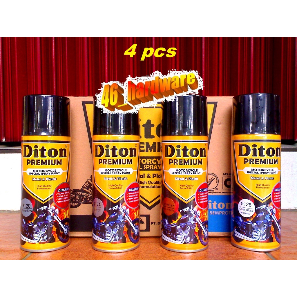 DITON PREMIUM CAT SEMPROT EPOXY BRONZE GOLD SILVER CLEAR GLOSS VELG - 46_hardware