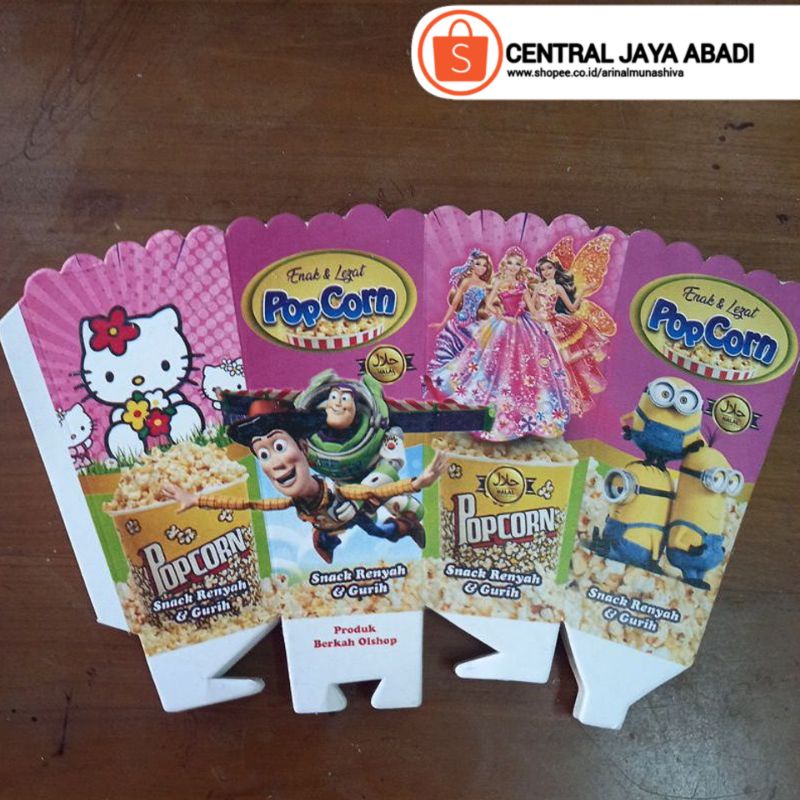 

DESAIN BARU 1000 LEMBAR KERTAS POPCORN 12 × 6 KUALITAS TERBAIK | DUS POPCORN BERKUALITAS | KOTAK POPCORN SERI TERBARU