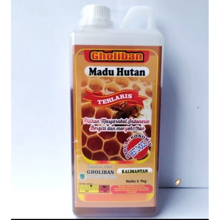 

Madu Asli,Madu murni Hutan Kalimantan CHOLIBAN Honey 1Kg.Plus Bee Pollen