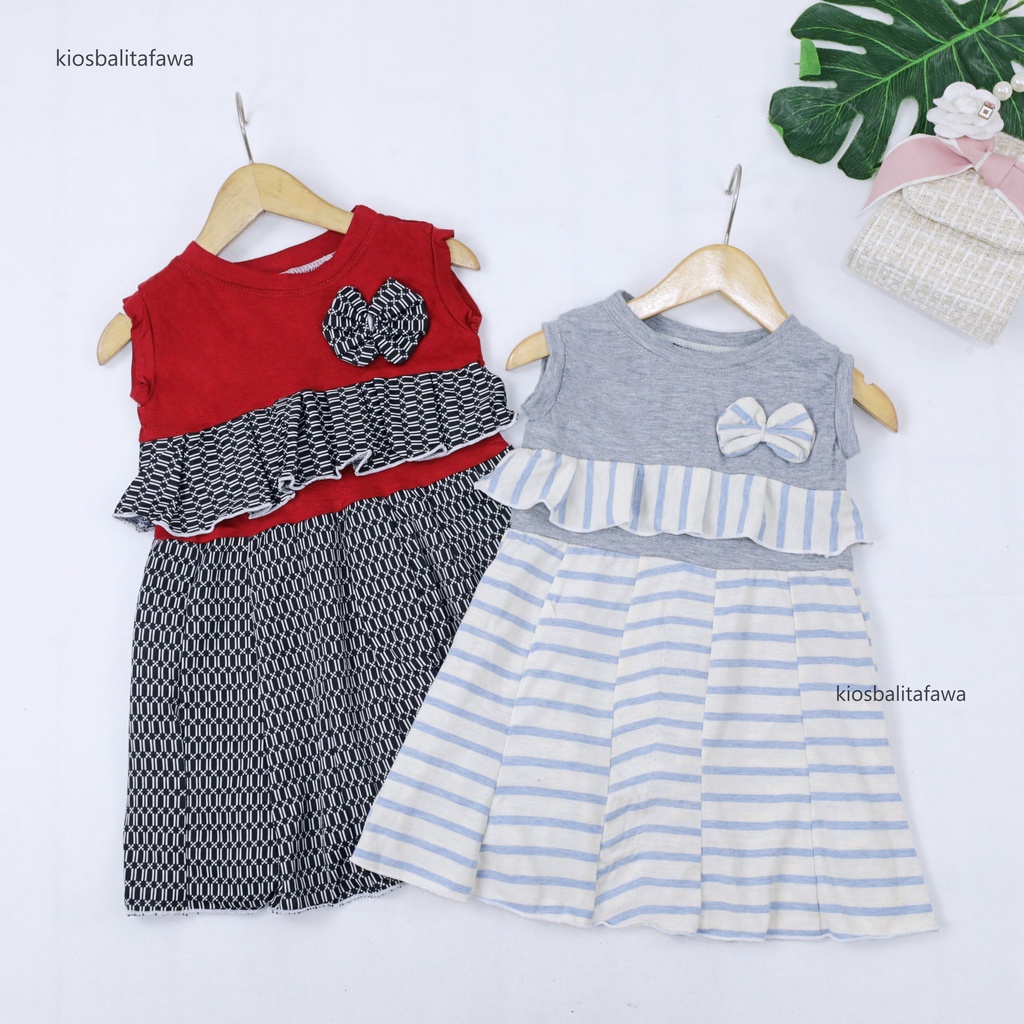 Dress Loona uk Bayi - 4 Tahun / Dres Pesta Anak Perempuan Cewek Baju Batik Murah Pesta Yukensi