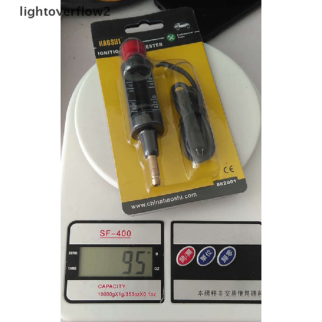 (lightoverflow2) Alat Tester Koil Pengapian Busi Adjustable