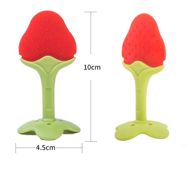 GIGITAN BAYI BENTUK BUAH / TEETHER BAYI BPA FREE / MAINAN GIGITAN BAYI / BABY TOOTH TEETHER SILICONE