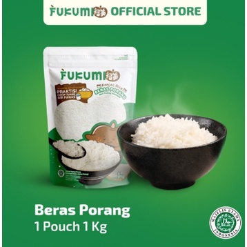 FUKUMI Beras Porang Pouch 1 Kg Shirataki Konjac Rice beras diet low kalori Beras Fukumi