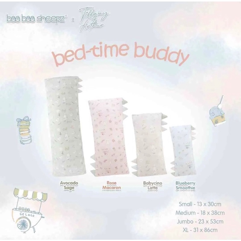 Baabaasheepz x Tiffany Arthur Bed Time Buddy BaaBaa Chef SMALL / MEDIUM / JUMBO