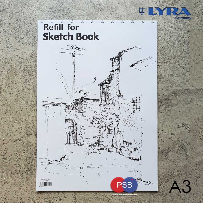 

Star Refill / Isi Ulang Lyra Sketchbook A3 Terbatas