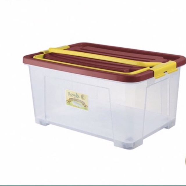 Jual Rovega Container Box 35 Liter Box Serbaguna Kotak Penyimpanan Mainan Kotak