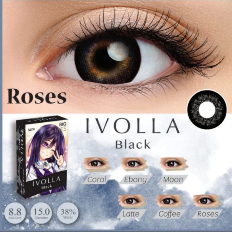 Ivolla By Eos Softlens Warna dan black