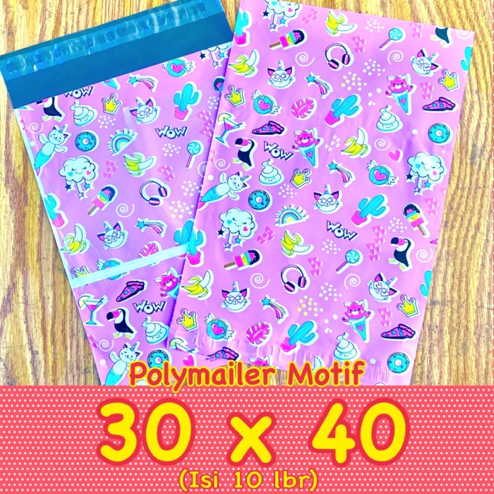 

Hemat Kantong Plastik Polymailer Motif Candy 30X40 / Plastik Amplop Online Hot Sale