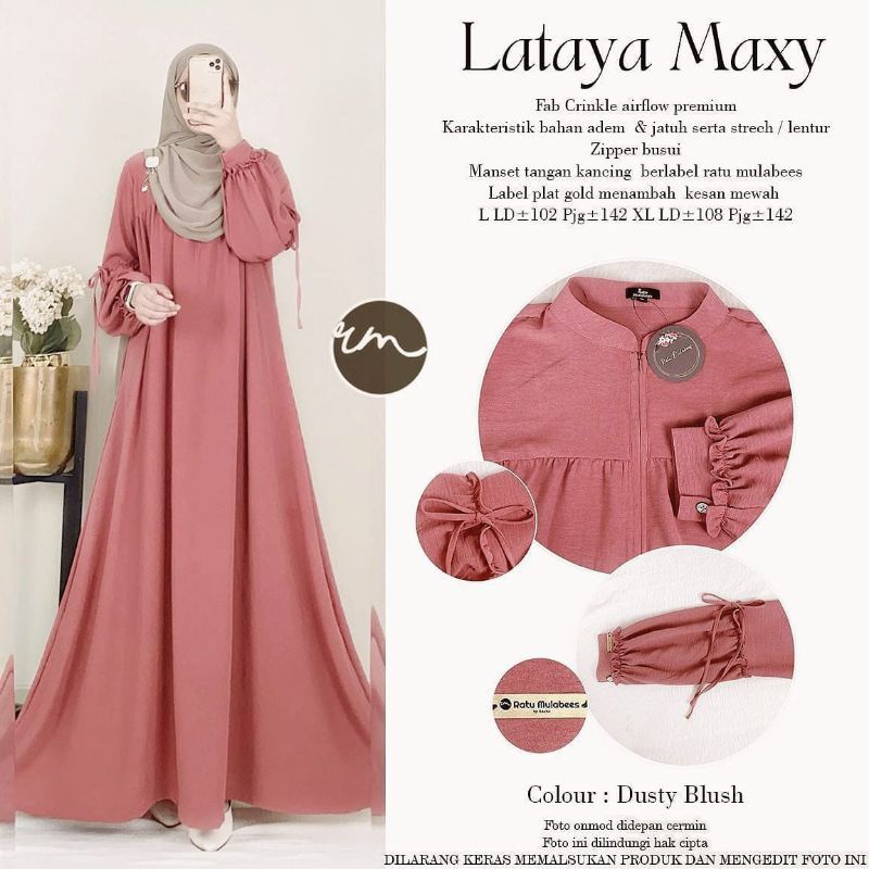 Lataya maxy banyak warna