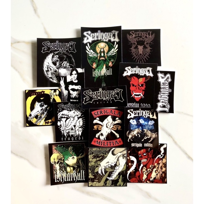 

sticker pack seringai satu set a4