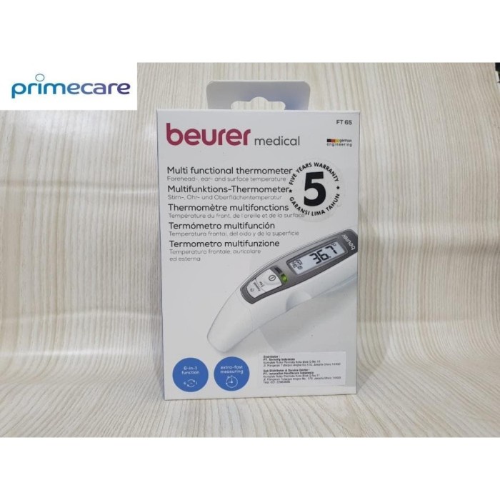 Termometer Digital Multifungsi/Beurer FT65/Termometer Dahi dan Telinga