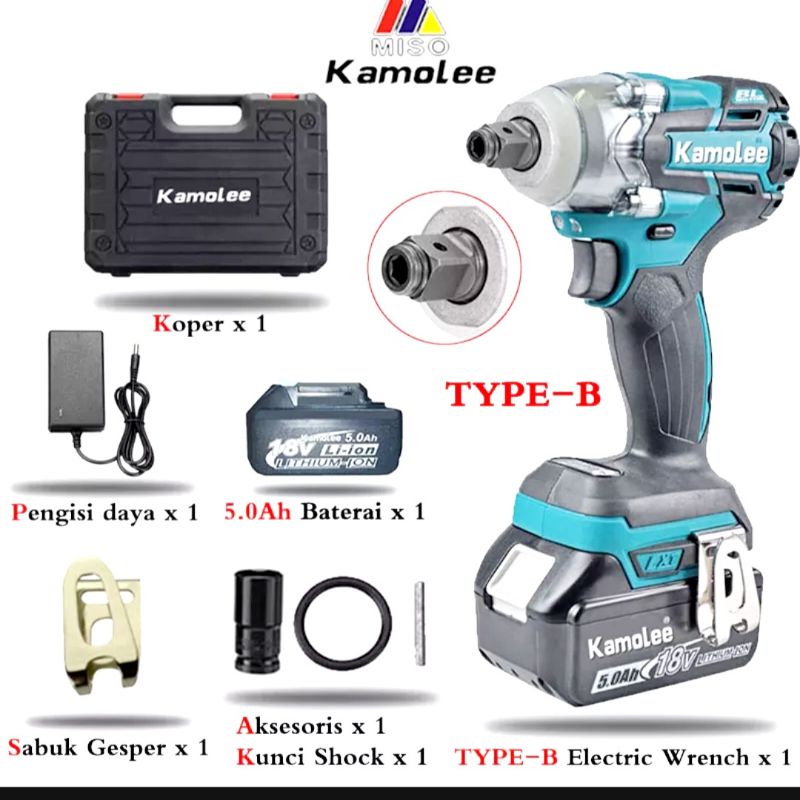 KAMOLEE IMPACT WRENCH DTW285 DTW 285 CORDLESS 18V MAKITA