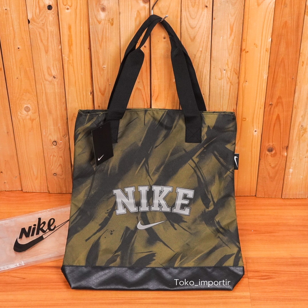 Nike Tote Bag Pria Import Mirror Original / Tas Gym / Tas Tote Bag / Tas Bahu