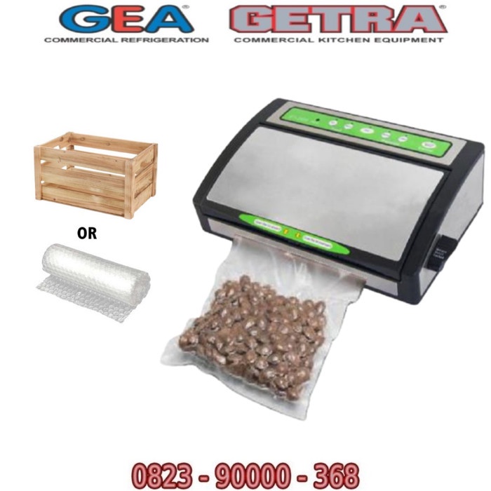 Vacuum Sealer Semi Otomatis Getra Et-2500 Vakum Sealer Portable