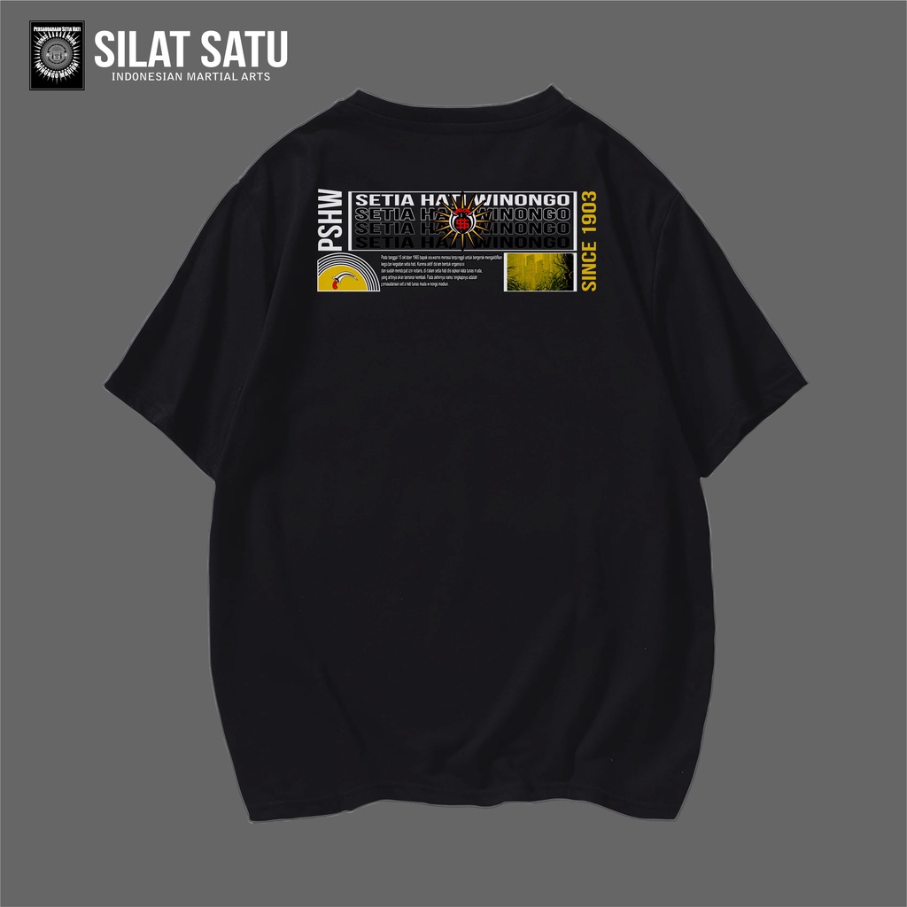 Kaos Tunas Muda PSHW Kode SETIA HATI WINONGO Kaos Setia Hati Winongo