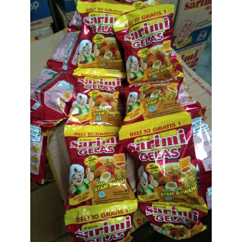 

SARIMI GELAS RENCENG MURAH 30GR ISI 10PCS