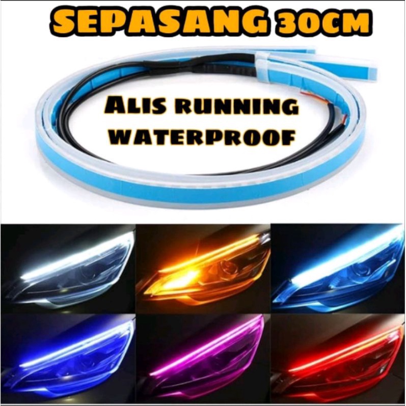 lampu alis running 2 mode, NO BINTIK