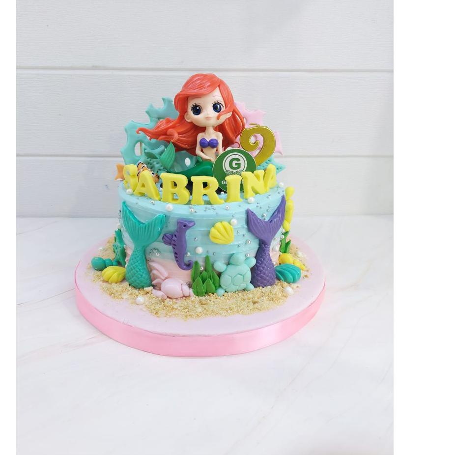 

Lagi murah--cake mermaid / kue ulang tahun mermaid