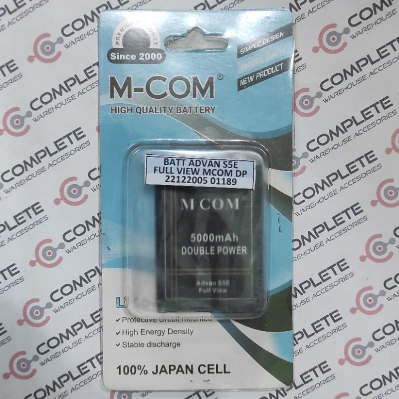 BATERAI ADVAN S5E FULL VIEW | BATT ADVAN S5E FULL VIEW MCOM DP