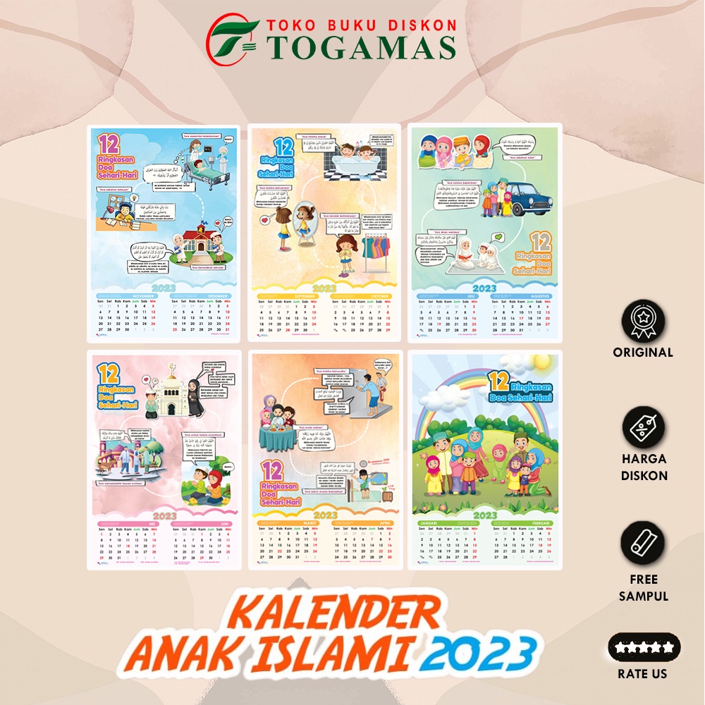 

Ready!! Kalender Anak Islam 2023 - AQEELA