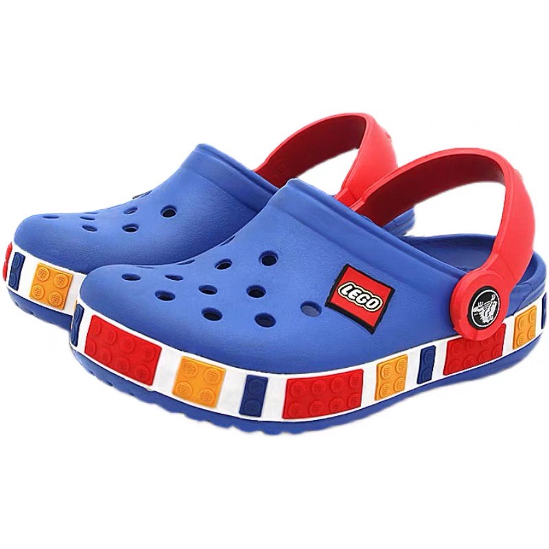 Crocs Sendal Anak Lego Kids Dan Junior /Crocs Sendal Karet Empuk Anti Air