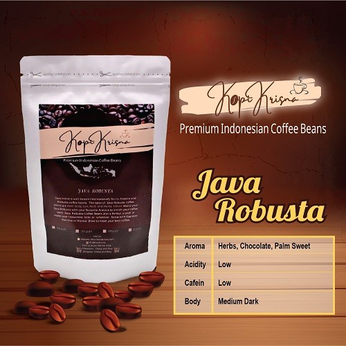 

Kopikrisna Java Robusta Premium 250 gr - Bean