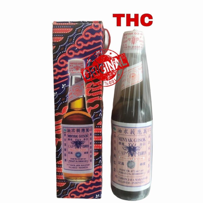 MINYAK TAWON ASLI MAKASSAR TUTUP PUTIH 330 ML TERBARU