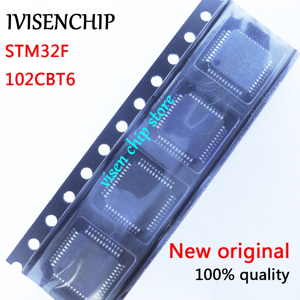 5-10pcs STM32F102CBT6 32F102CBT6 STM32F102 STM32F 102CBT6 QFP-100 Hajatan Baru