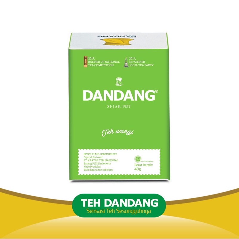 Teh dandang hijau 1 slop isi 10 pcs