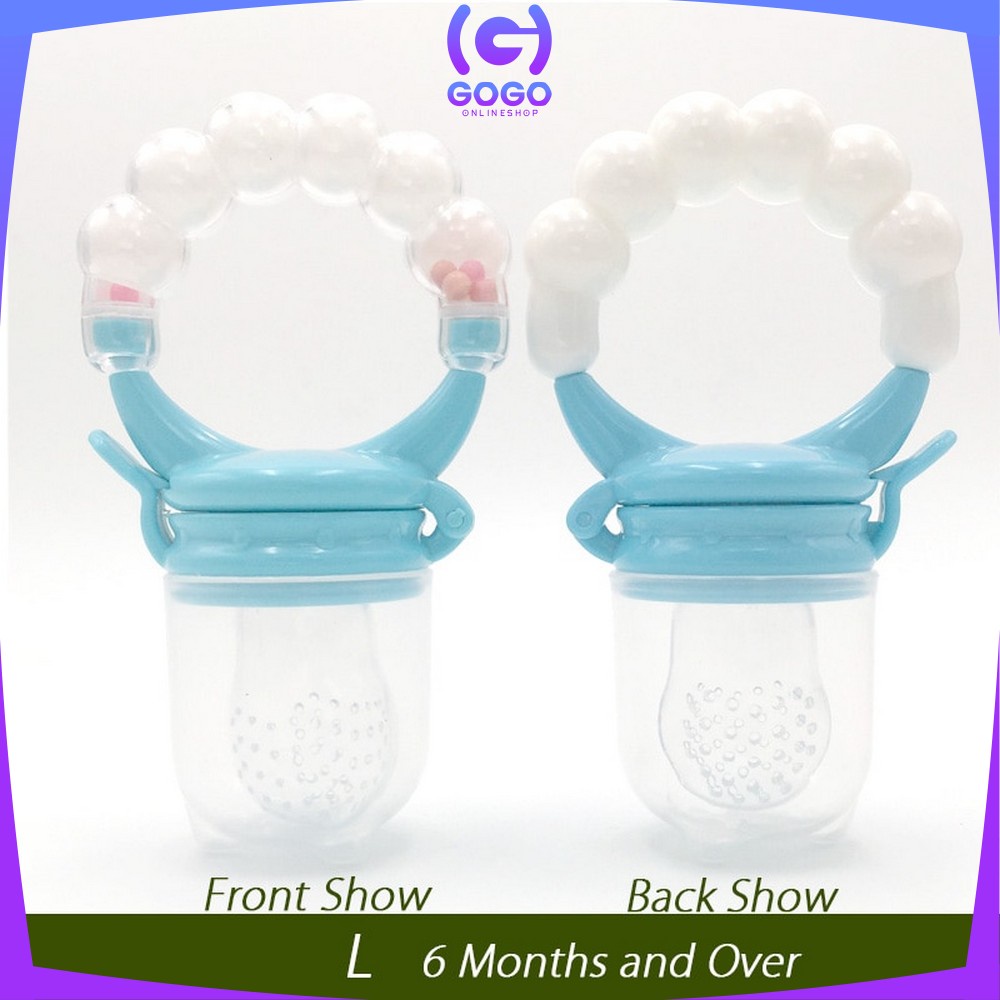 GOGO-C44-45 Empeng Dot Buah Anak Bayi Baby Fruit Feeder Rattle Teether Kompeng Pacifier Gigitan Bayi