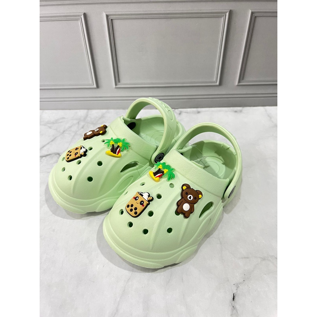 IR-315S Sandal Baim Kekinian Anak Perempuan Cewek Tempel Mainan Lucu Merek Irsoe Size 20-25