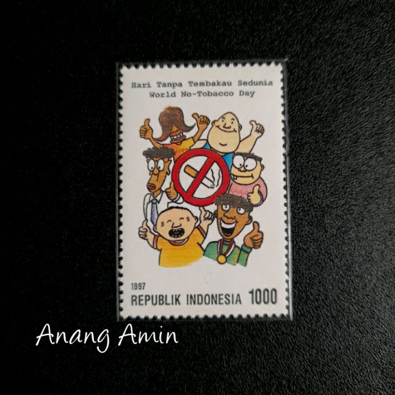 

LPT.F68 PRANGKO INDONESIA HARI TANPA TEMB*KAU SEDUNIA 1997 SINGLE SET