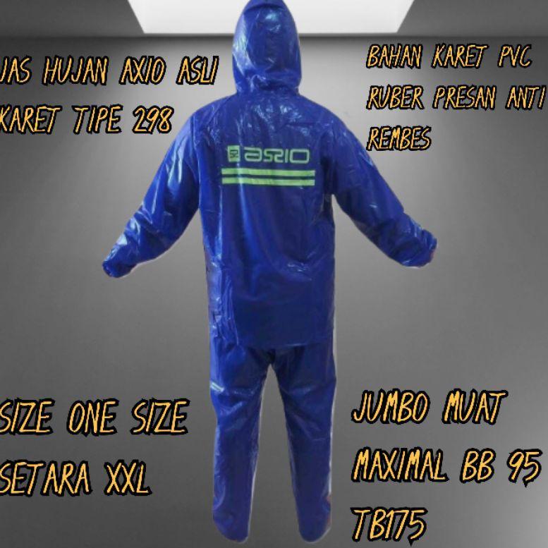 axio jas hujan - jas  hujan axio karet pvc ruber blue - jas hujan axio -jas hujan jumbo ▪ CD.22Oc22e