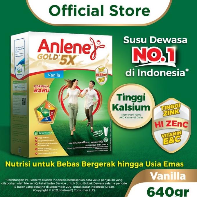 

[ COD ] Anlene Gold Vanila 600 gr