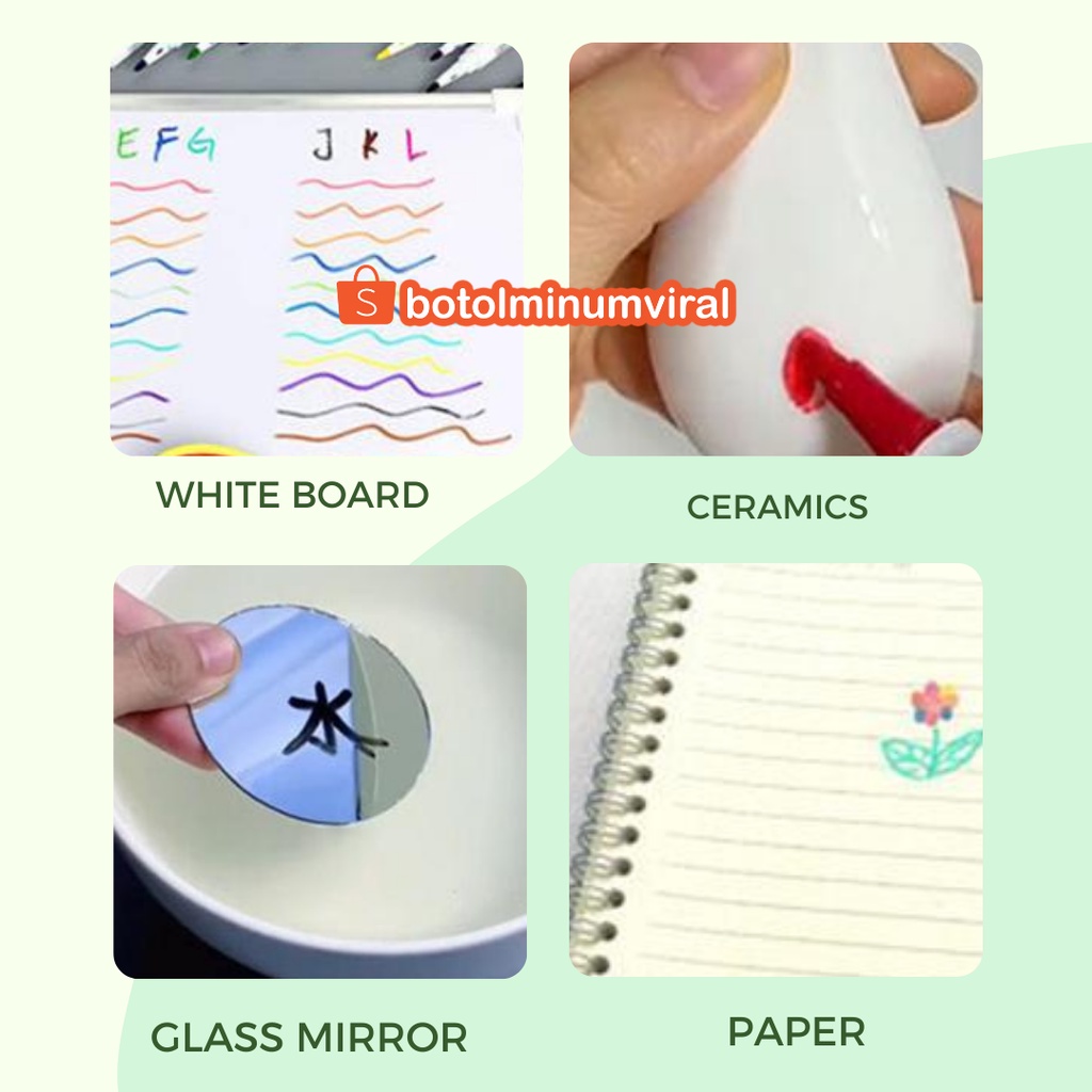 Spidol Apung Viral Ajaib Mainan Anak Magic Marker Floating Pen DIY Ori Pensil Warna Anak Sekolah TK