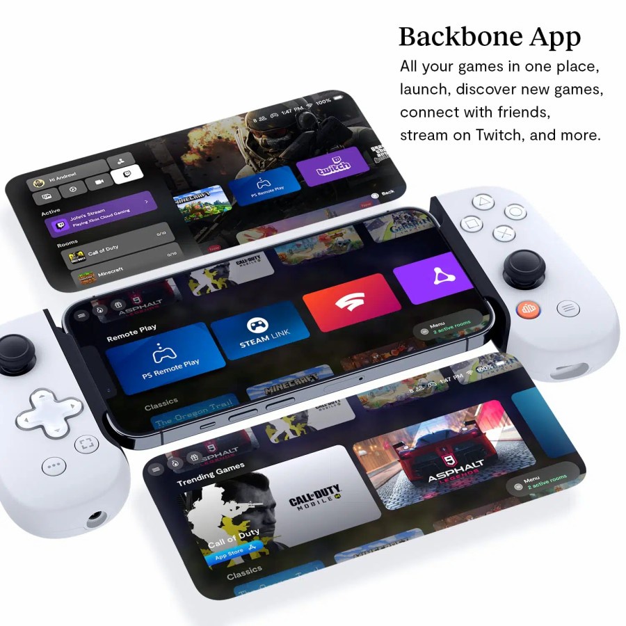 Backbone Controller Joystick One for iPhone Playstation PC XBOX PS5