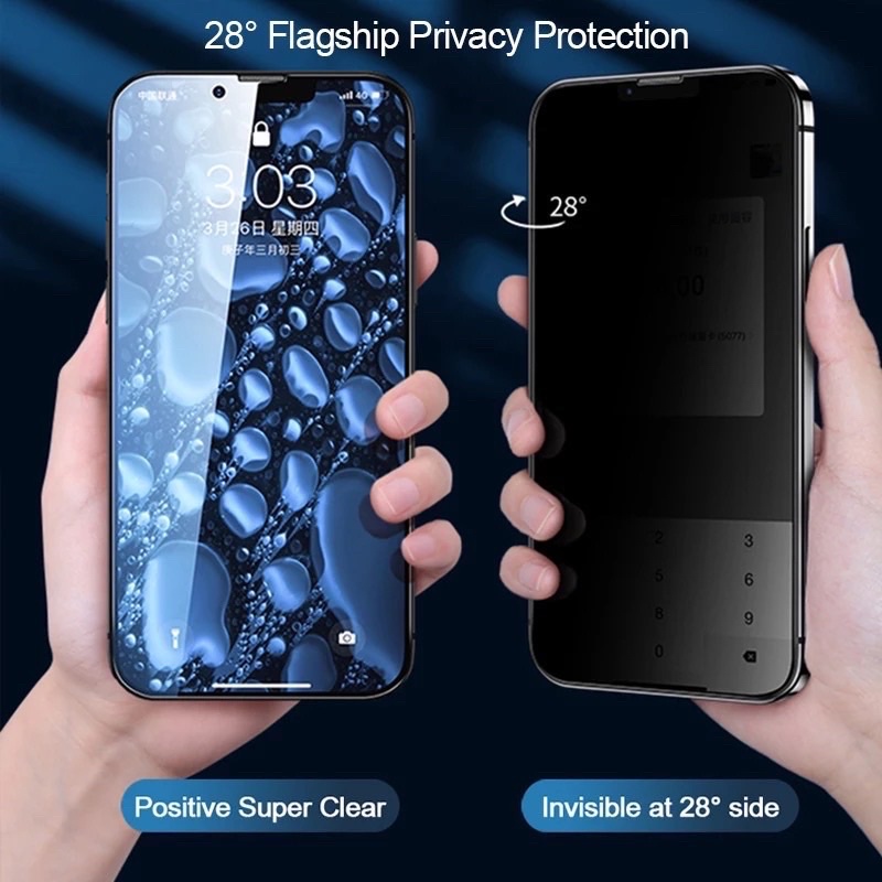 TEMPERED GLASS SUPERFIT EASY FIT APPLE IPHONE X XS XR 11 12 13 14 PRO MAX 14+ PLUS ANTIGORES CLEAR HD DAN ANTISPY ANTI PRIVACY SCREEN PROTECTOR ANTI GORES