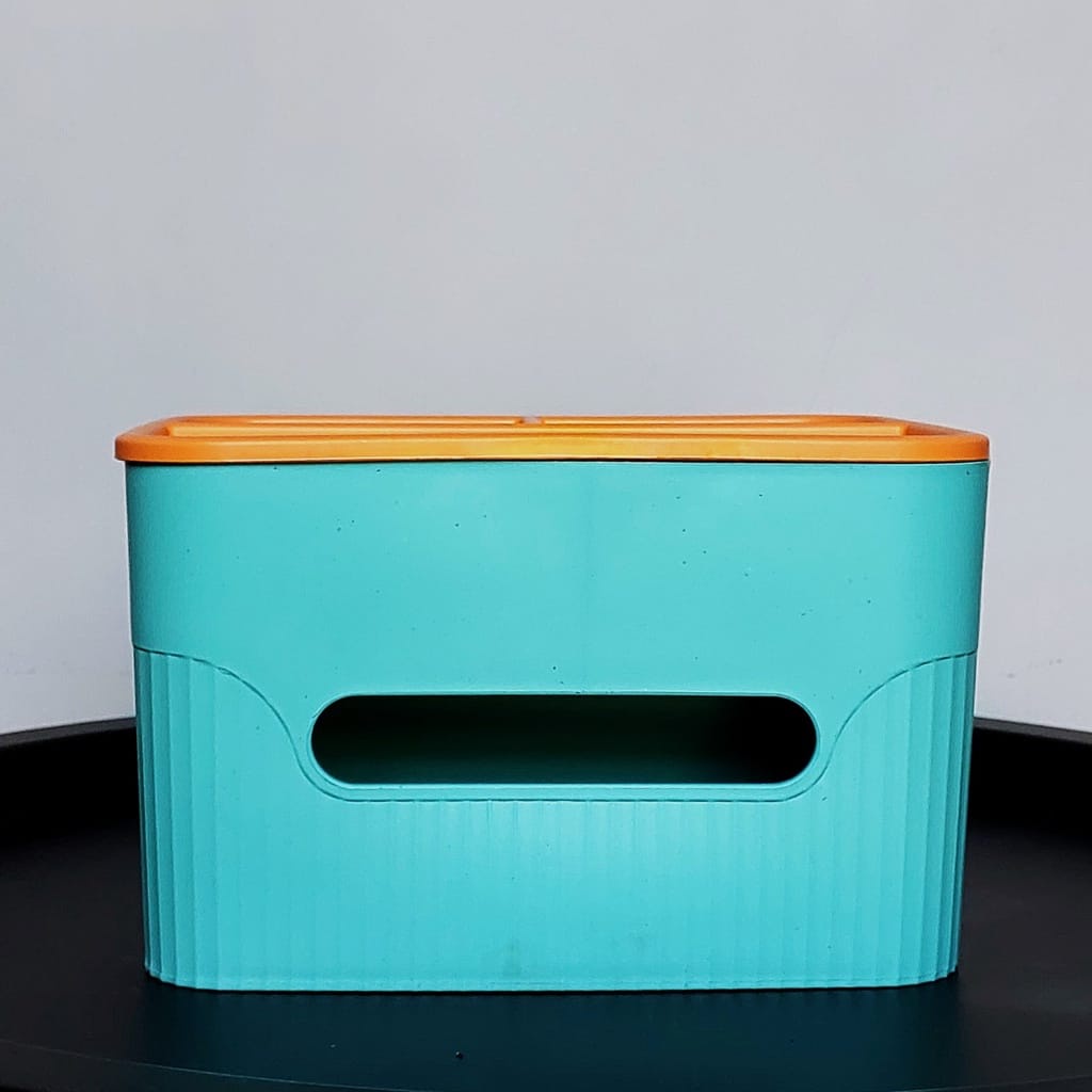 KOTAK TISU SERBAGUNA MULTIFUNGSI KOTAK PENYIMPANAN ALAT TULIS MAKE UP ORGANIZER MEJA TEMPAT KOSMETIK TEMPAT TISU TISSUE