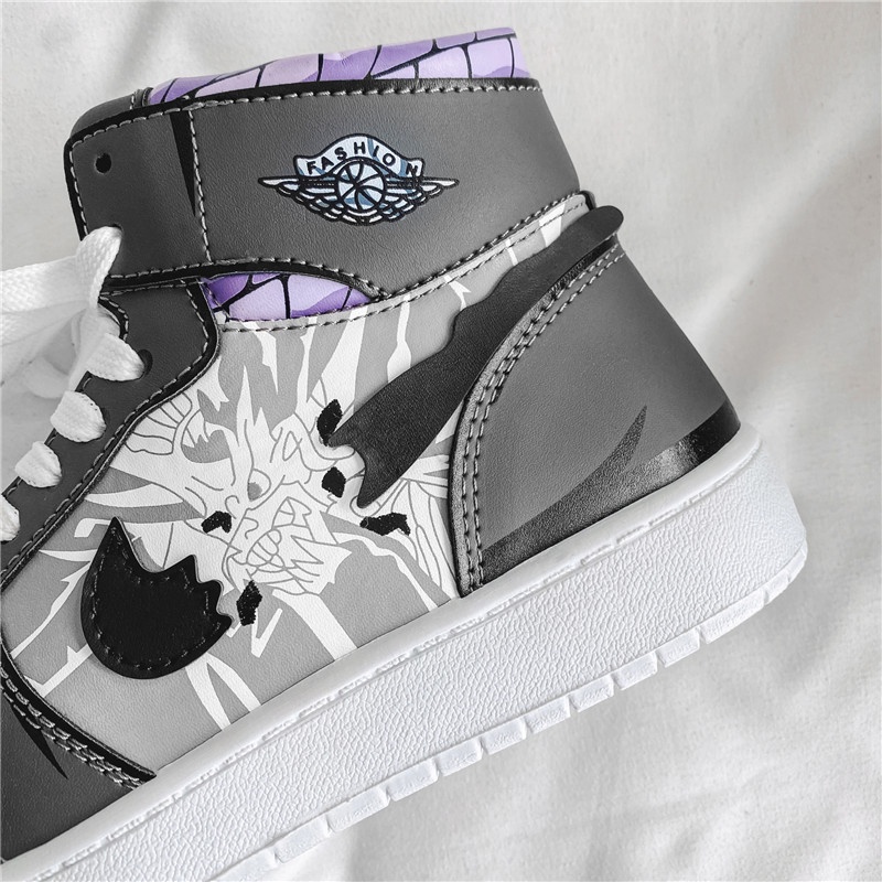 Anime Naruto Klasik Modern Sepatu Pria Jogging Sneaker Tinggi Uchiha Sasuke Cosplay Sports Lentur Cowok Dewasa Keren 214