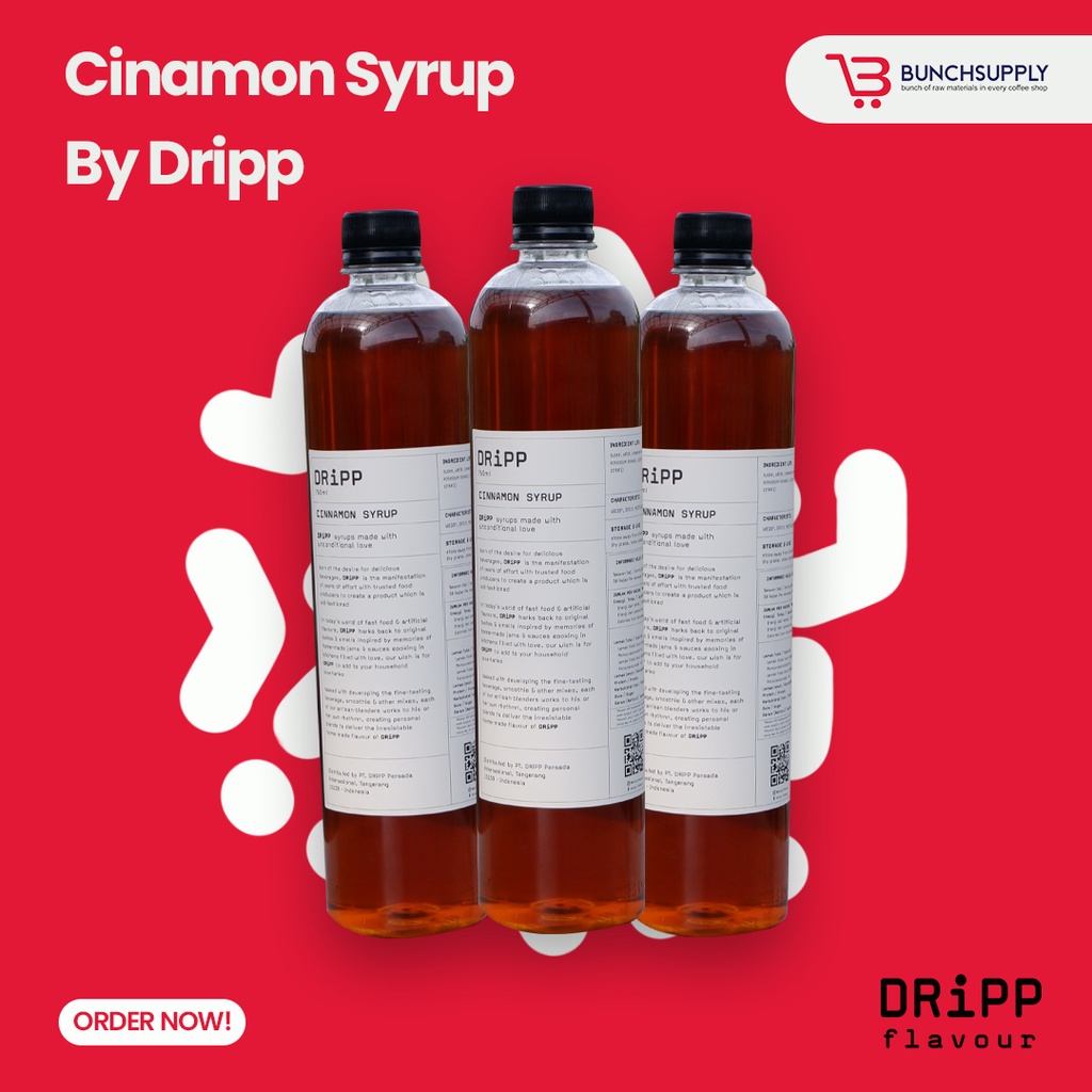 

DRIPP CINNAMON SYRUP 750ml - Bunch Supply Bekasi