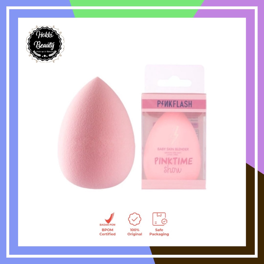 Pinkflash Ohmypuff Sponge Spons Beauty Blender - Ohmypuff Spons Bentuk Hati Warna CRISHTMAS Base Makeup Sponge Set Bevel Triangular Sponge Soft