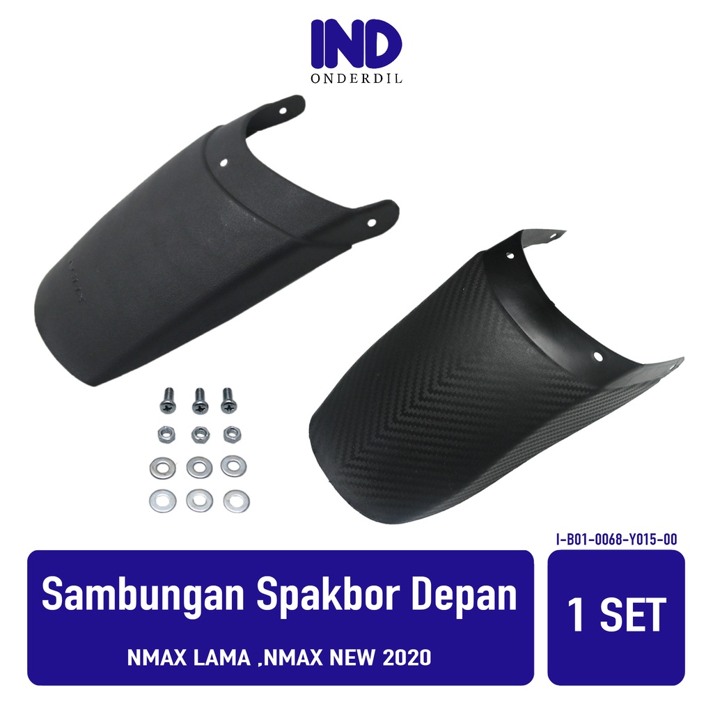 Sambungan Spakbor-Spakboard-Spak Bor-Mudflap-Mud Flap Depan Dengan Baut NMAX-N Max Lama-New 2020