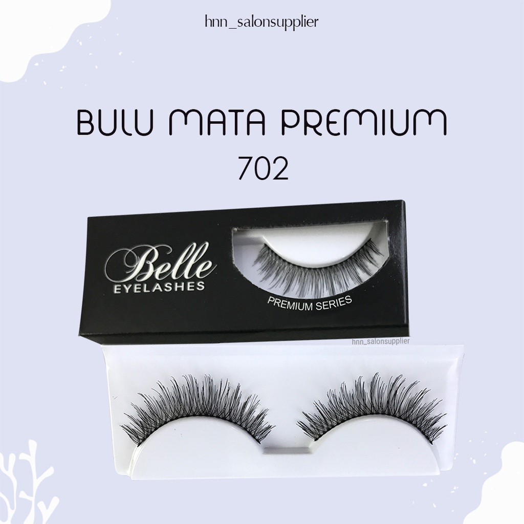 702 Bulu Mata Palsu Handmade Fake Eyelash Eye Lashes Lash Artifivial Belle Eyelashes