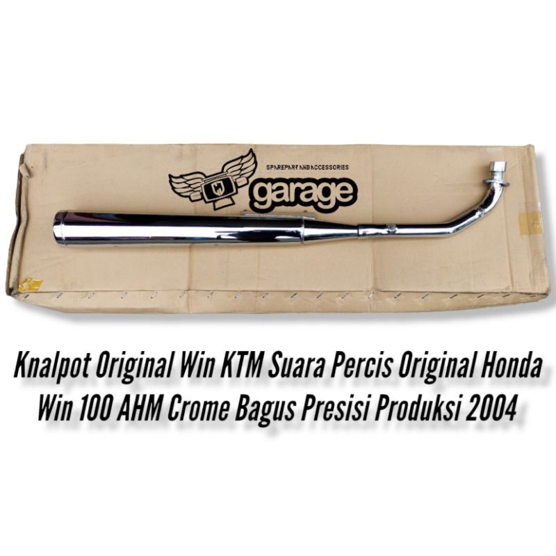 Knalpot honda win 100 original Win KTM suara percis original AHM baru