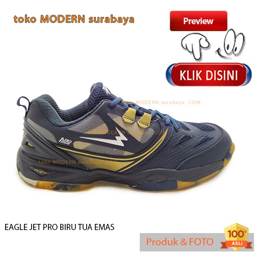 Sepatu Olahraga Pria Sepatu Badminton Kets tali EAGLE JET PRO