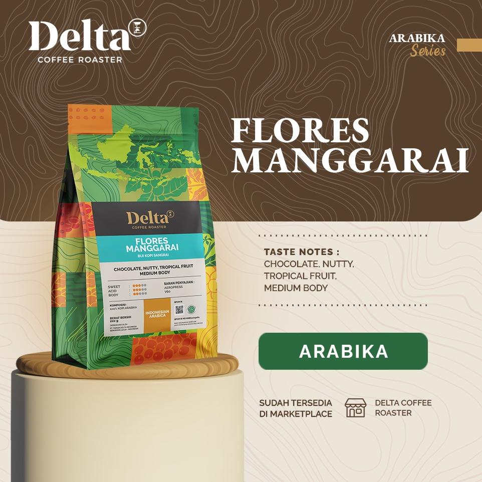 

ㆊ Delta Coffee - Flores Manggarai Arabika Medium Roast 200g HOT SALES 3077 ✤