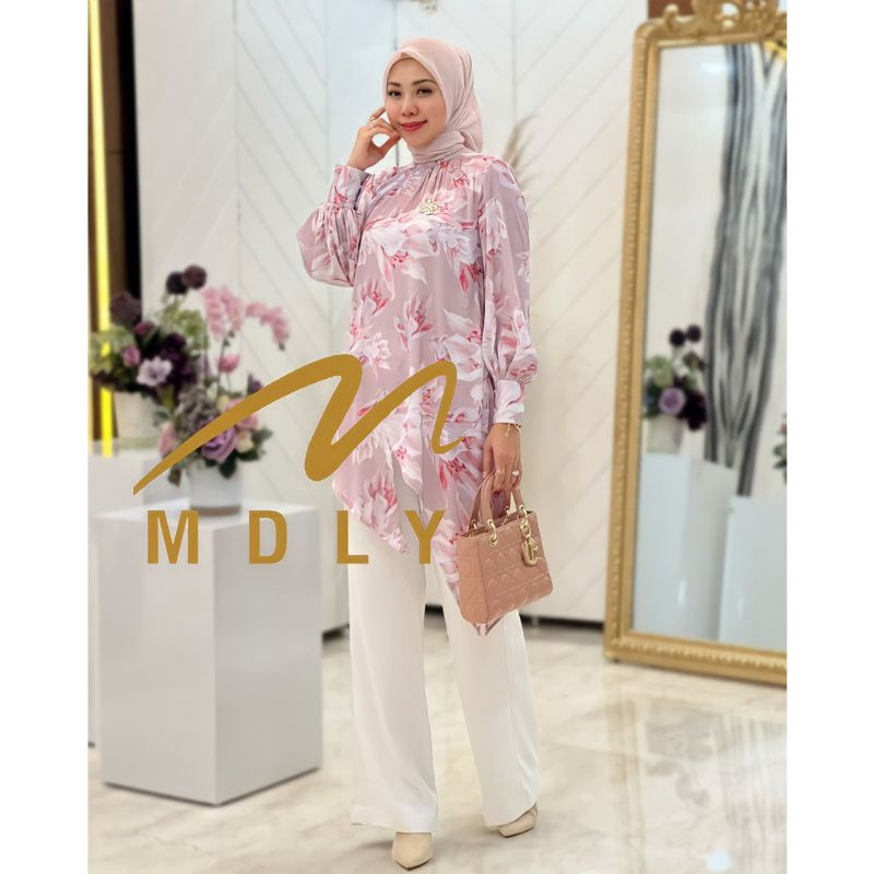 Kemeja Atasan Wanita Terbaru Ashila Tunik Original by Mdly