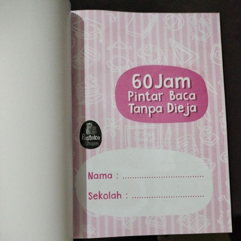 buku suplemen belajar mandiri 60 jam pintar baca tanpa dieja