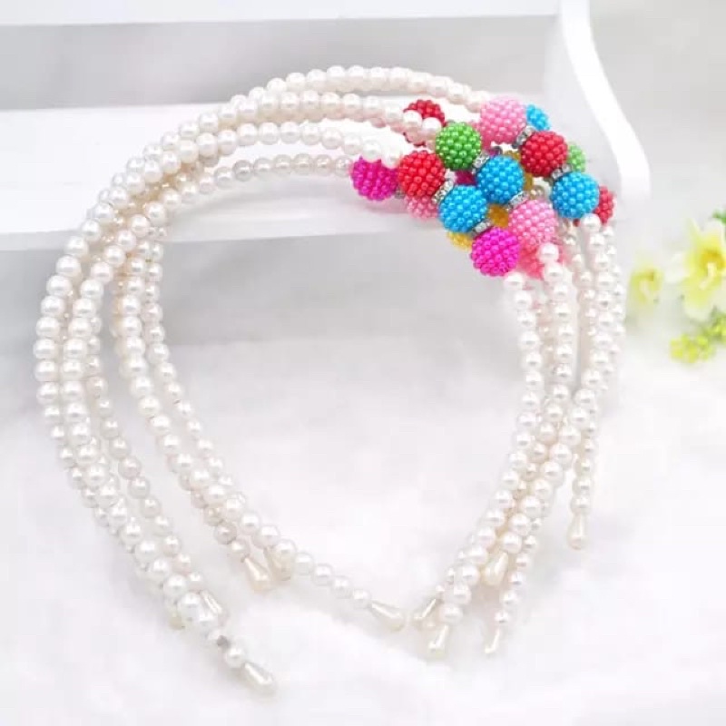 bando korea pearl / bandana korea / bando korea mutiara