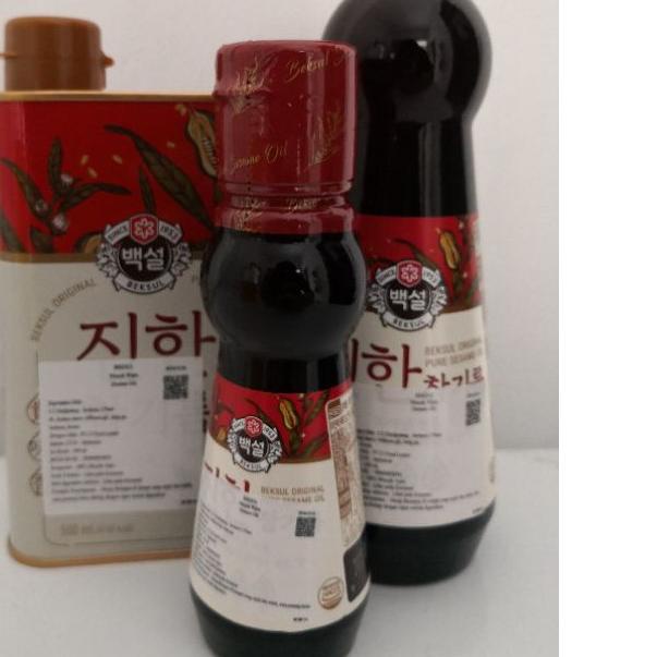 

Cj Beksul Minyak Wijen Sesame Oil Premium Korea 110 ml Chagirem Korea